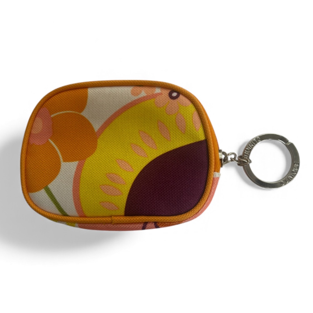 Clinique Multicolor Floral Keychain Holder